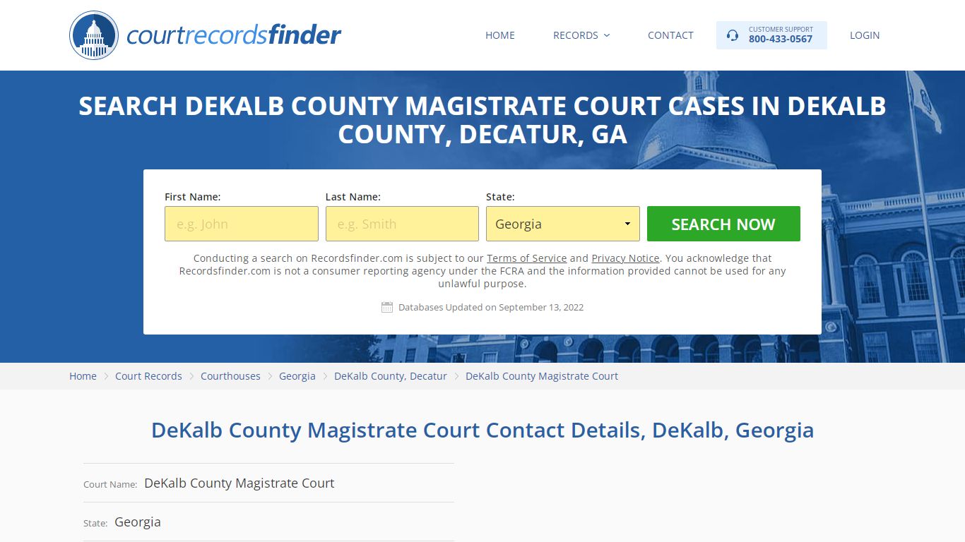 DeKalb County Magistrate Court Case Search - RecordsFinder